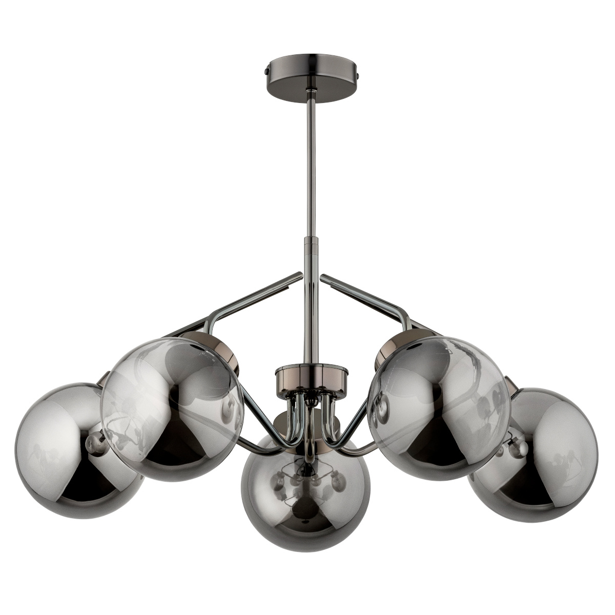Gustowna lampa 5-punkowa BARSUM 63180 z kloszami