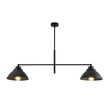 Klasyczna lampa sufitowa MAVERICK 2 BLACK 1211/2