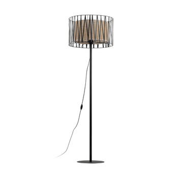 Elegancka lampa stojąca na podłodze brązowy/czarny 15W HARMONY 5890