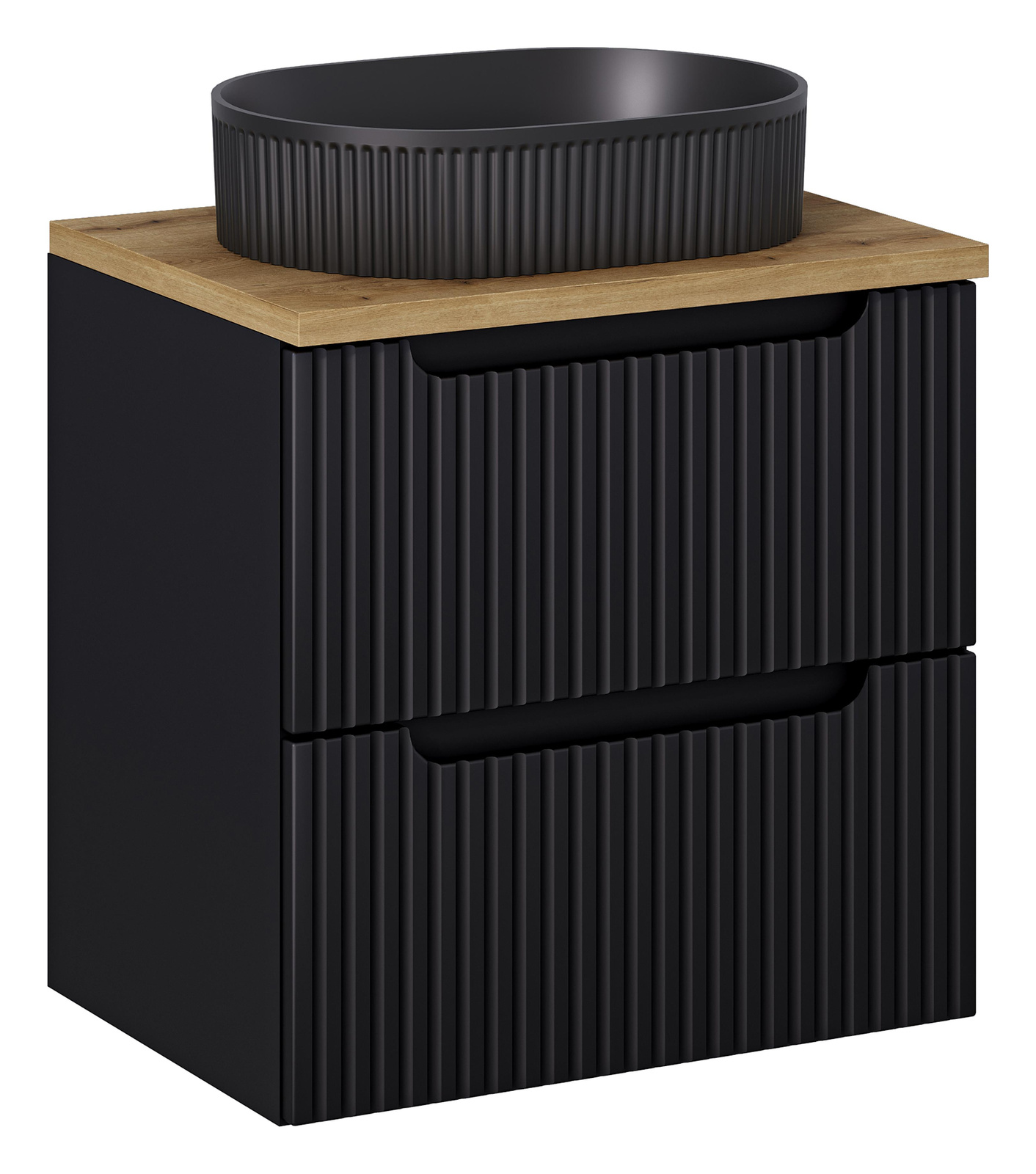 Zestaw meblowy 60cm z blatem i umywalką nablatową Beyond SET-NOB B OAK 60CM S UN BEYOND 5 BM
