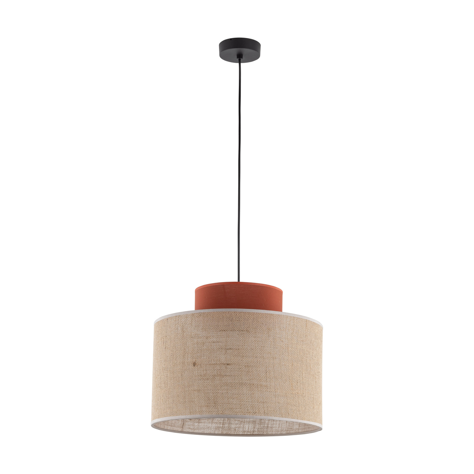 Lampa wiszca 1xE27 Juta Duo Brown 2785 TK Lighting