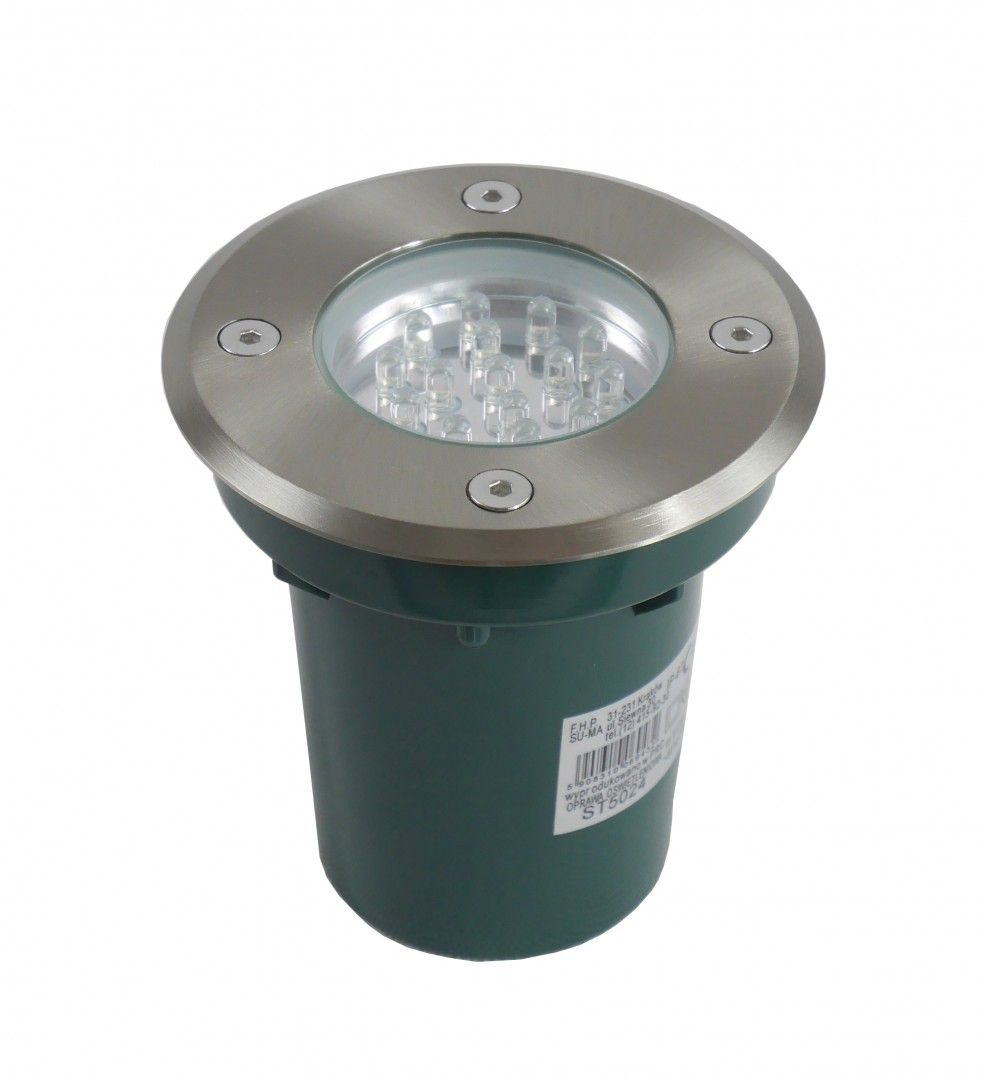 Lampa najazdowa ogorodowa LED 1W 10,8cm satyna LEDA 5024 Su-Ma