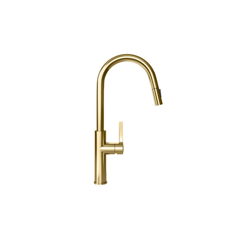Bateria kuchenna z wycigan wylewk GLOBALO Divio Gold Mat