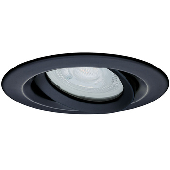 Ruchome oczko podtynkowe Lagos czarne IP65 1xGU10