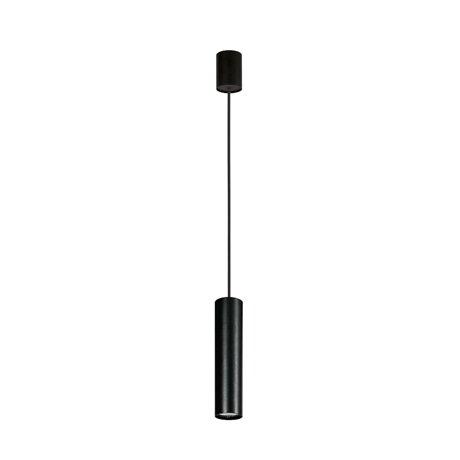 Lampa sufitowa GU10 czarna wiszca minimalistyczna EYE BLACK I ZWIS M Nowodvorski 6840