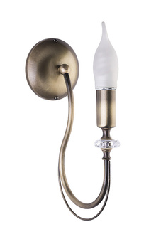 MELANI kinkiet mosiężny 1-płomienny patynowany 1635