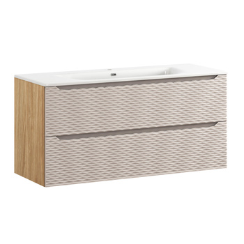 Zestaw mebli łazienkowych Ocean Beige 120cm z umywalką meblową SKY – SET-OCB 120CM S SKY