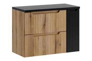 Zestaw meblowy 80cm z blatem set-noce b black 80cm s