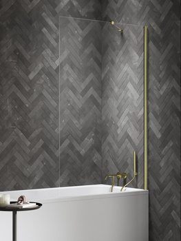 Parawan nawannowy 80x150 Złoty 8 mm – NESTA LIGHT GOLD P-0206 z powłoką Active Shield 2.0 | Połysk