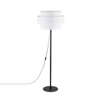 Lampa stojąca do salonu biały/czarny 15W CALISTO 5894