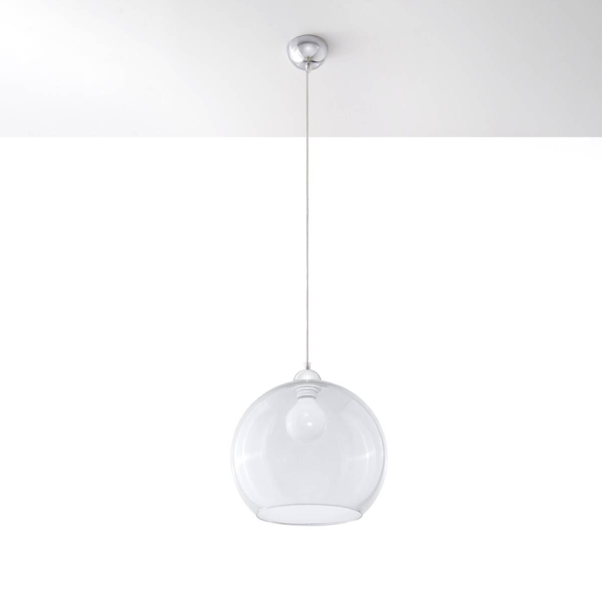 Lampa wiszca BALL transparentny