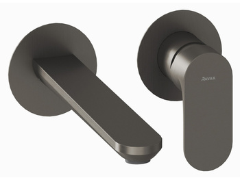 Bateria umywalkowa Ravak podtynkowa Eleganta EL 019.20GB do R-box dwuczęściowa grafit X070329