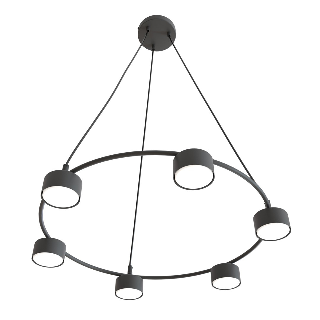 Lampa wisząca Starlit czarna EMIBIG 1372/6