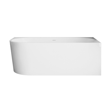 WANNA WOLNOSTOJĄCA PRZYŚCIENNA PRAWA 170 CM ASTRI Z SYFONEM