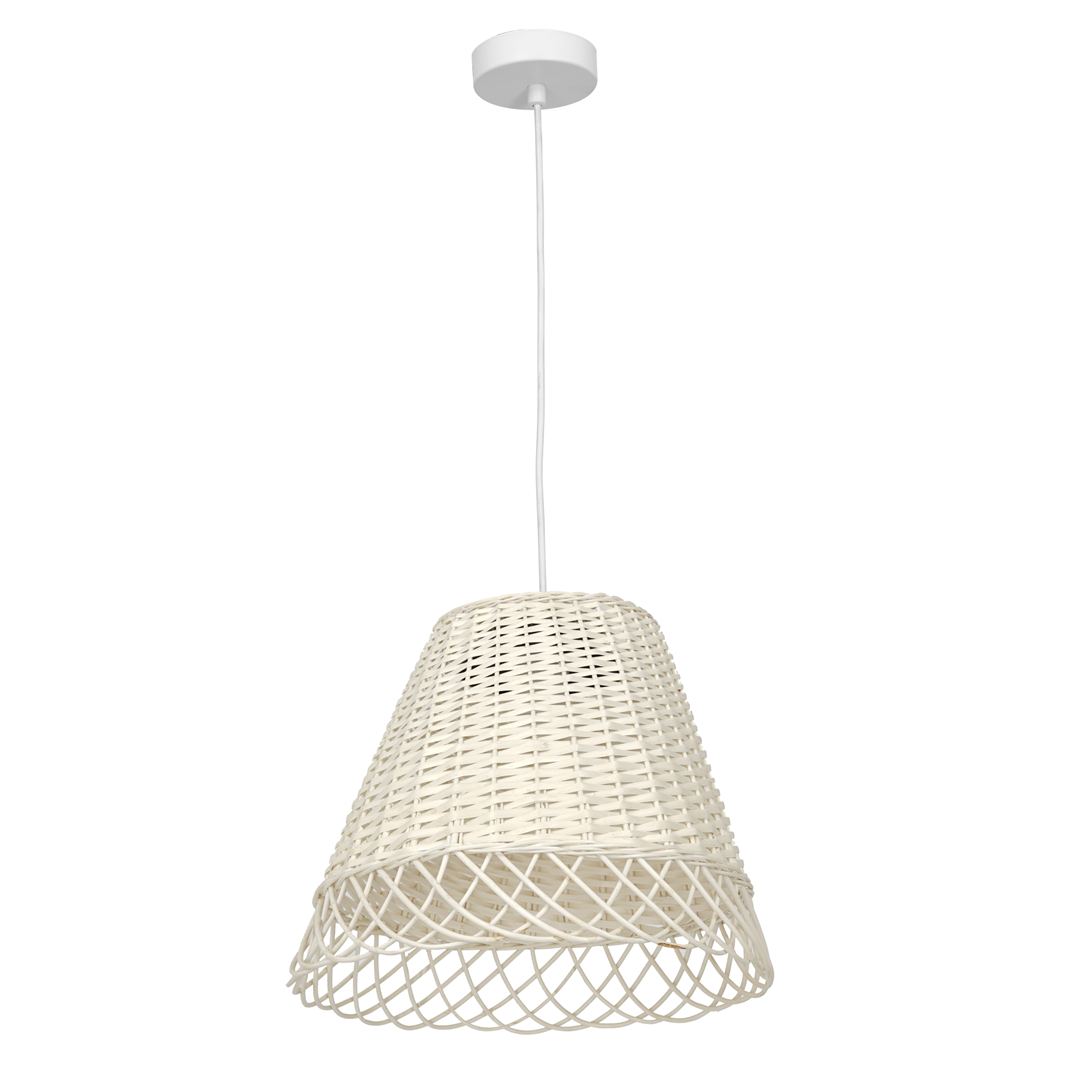 Lampa wiszca VIMINI WHITE 1xE27