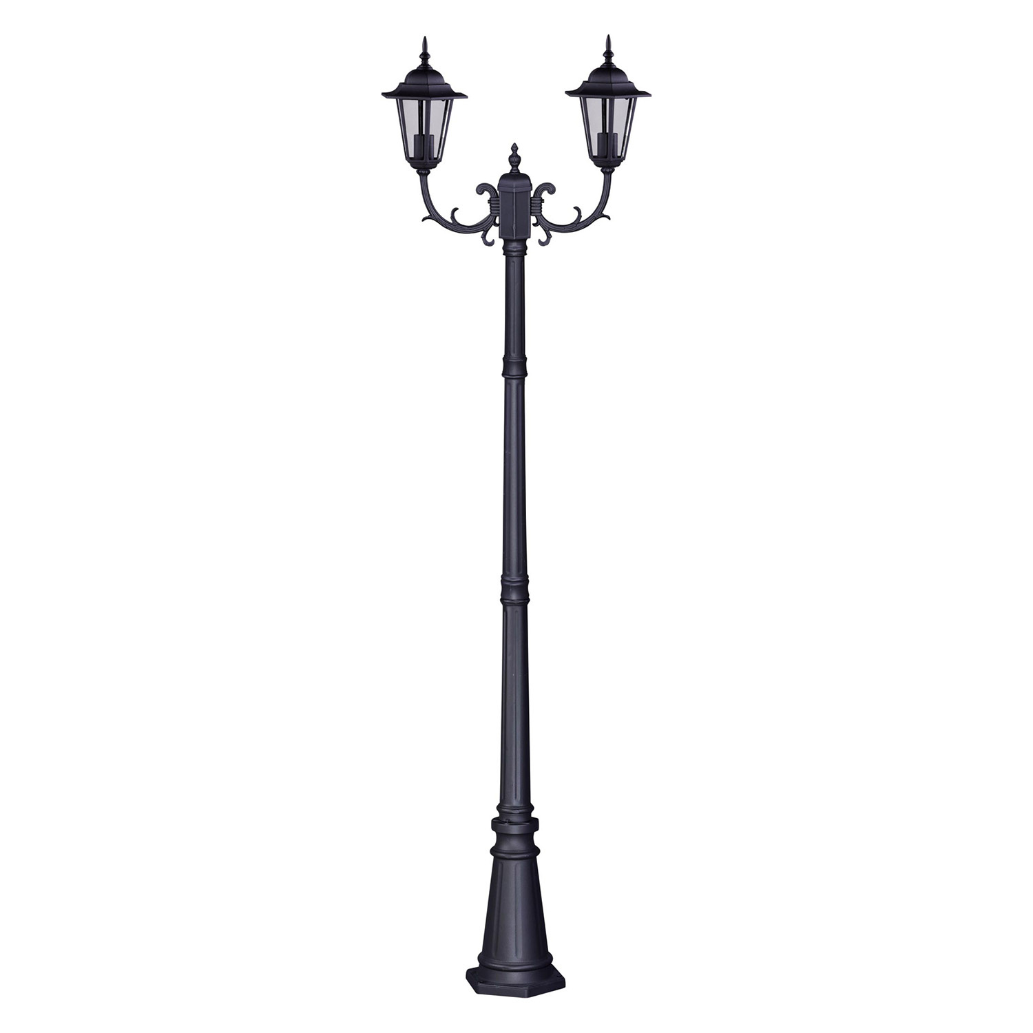 Wysoka lampa stojca do ogrodu K-7064A2/2 CZARNY z serii STANDARD