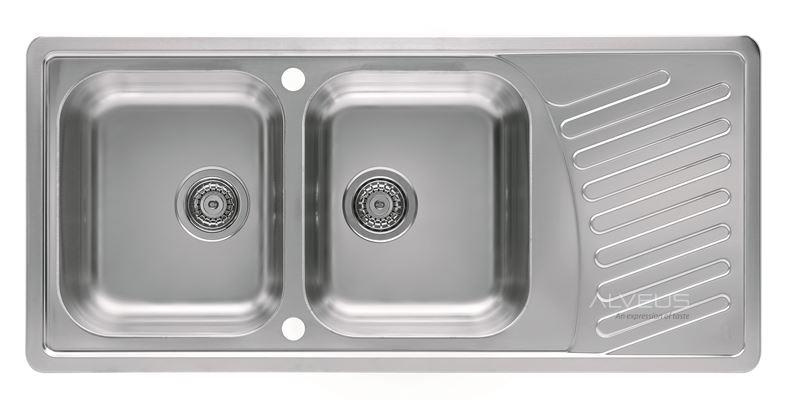 ALVEUS ELEGANT 70 zlewozmywak stalowy satynowy 1009386