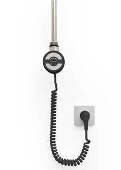 Grzałka elektryczna do grzejnika łazienkowego czarnym 400W Lavita