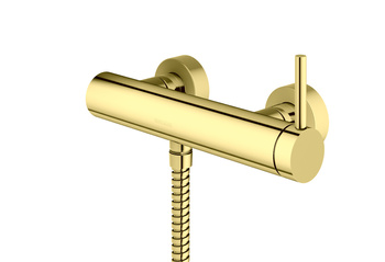 Bateria prysznicowa ścienna Axel Gold QW120AGD