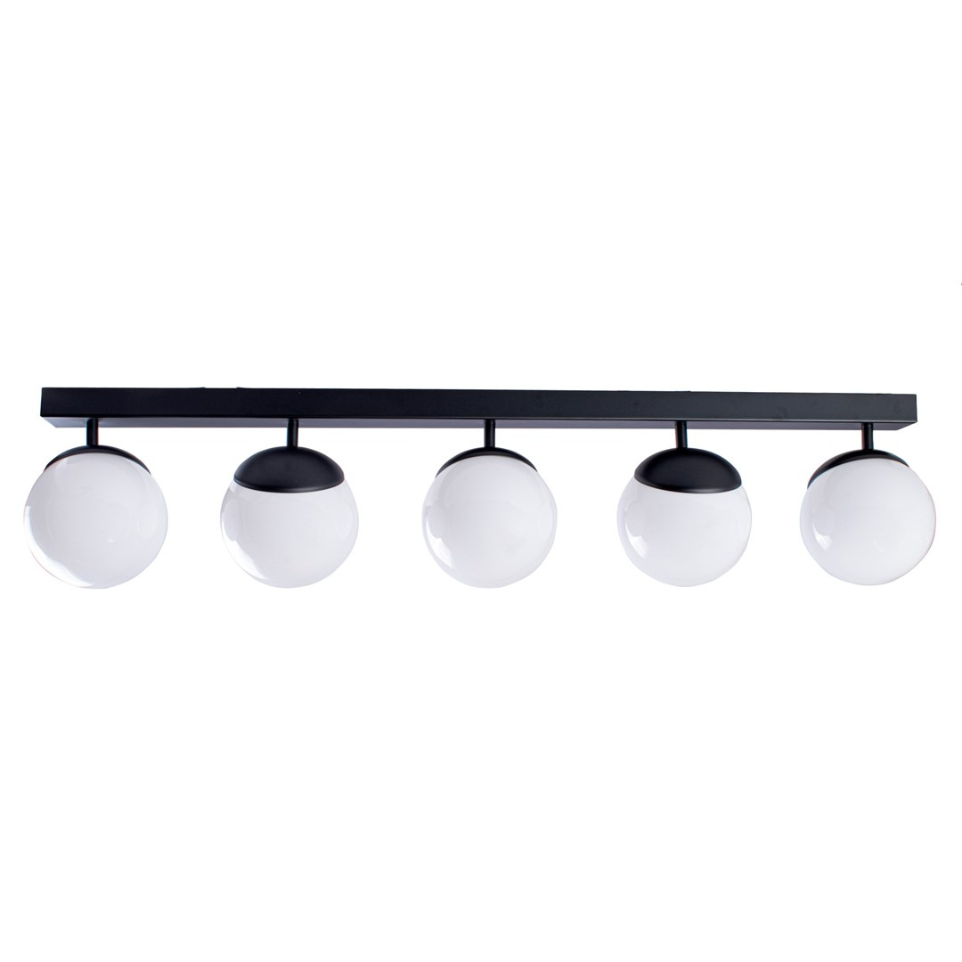 Lampa sufitowa SFERA BLACK 5xE14