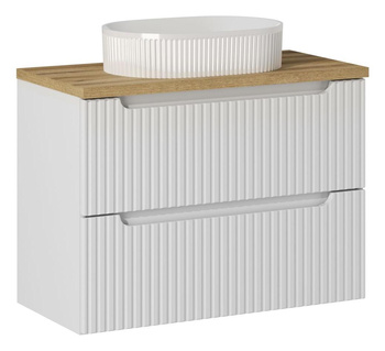 Zestaw mebli łazienkowych Nova White 80cm z umywalką nablatową – SET-NOW B 80CM S UN BEYOND 5 WH