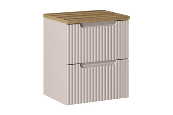 Zestaw mebli łazienkowych Nova Cashmere 50cm z blatem – SET-NOC B OAK 50CM S