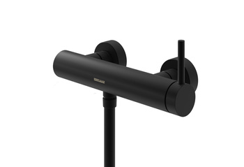 Bateria prysznicowa ścienna Axel Black QW120AB