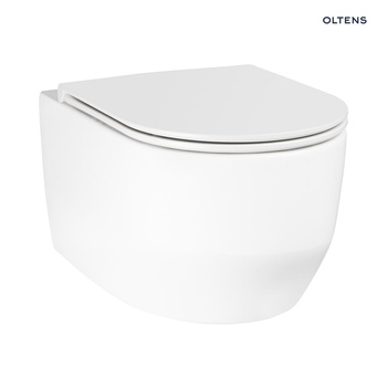 Oltens Holsted miska WC wisząca PureRim biała 42016000