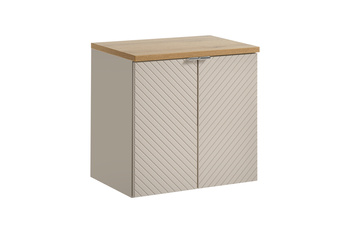 Zestaw mebli łazienkowych Viva Cashmere 60cm z blatem – SET-VIC B OAK 60CM D