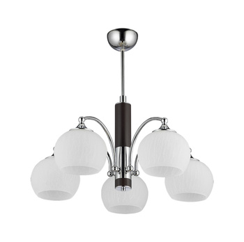 LARGO nowoczesny żyrandol 5-punktowy venge 1135