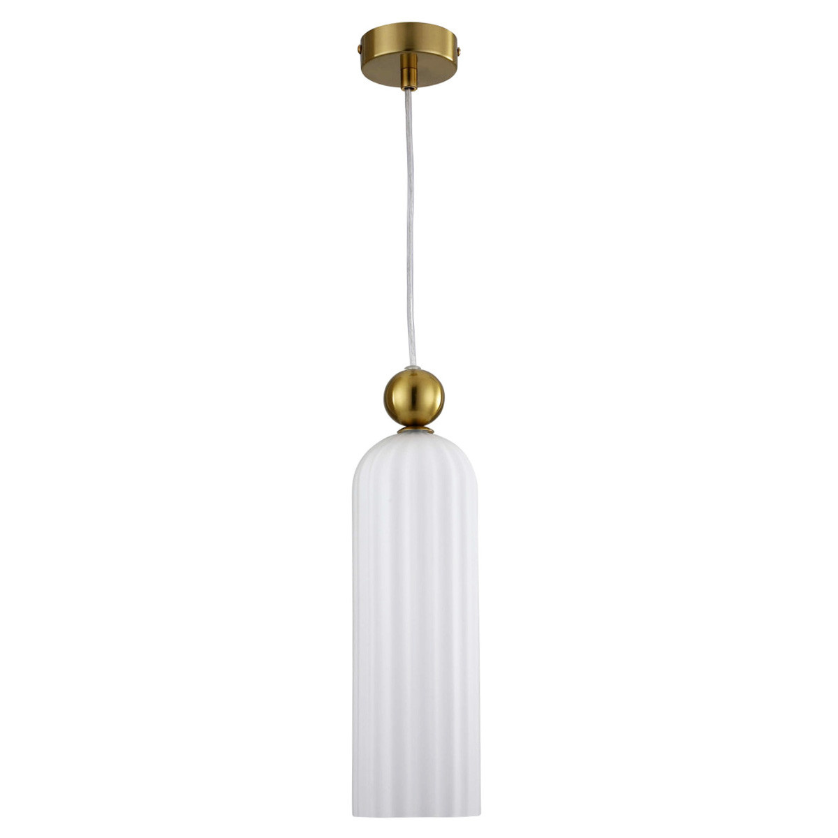 Lampa wisząca Piega 1 biała 1xE14