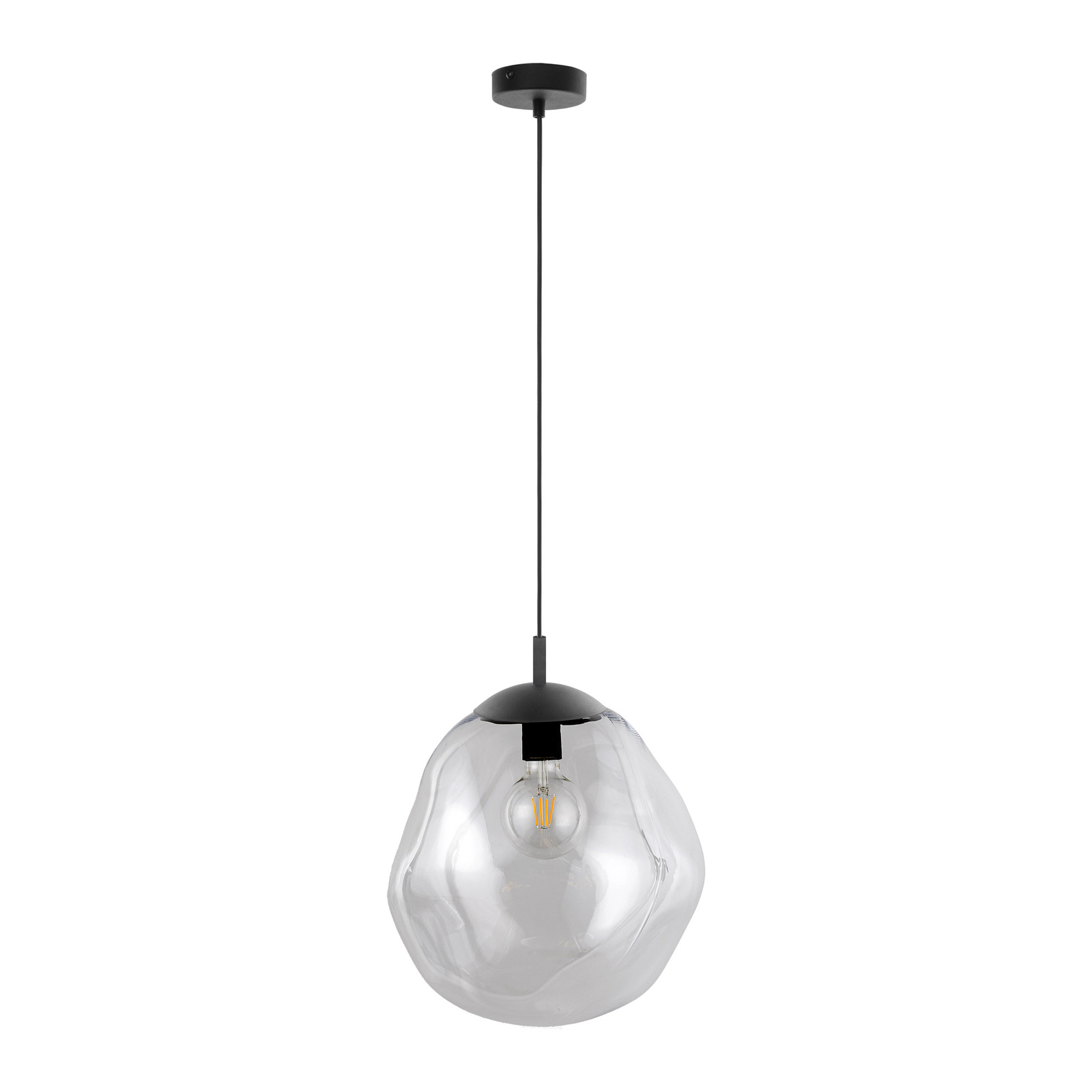 Designerska lampa sufitowa E27 srebrny SOL 4262 TK Lighting