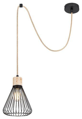 3148 Farfalle Lampa wisząca IP20 czarny E27 1x MAX 40
