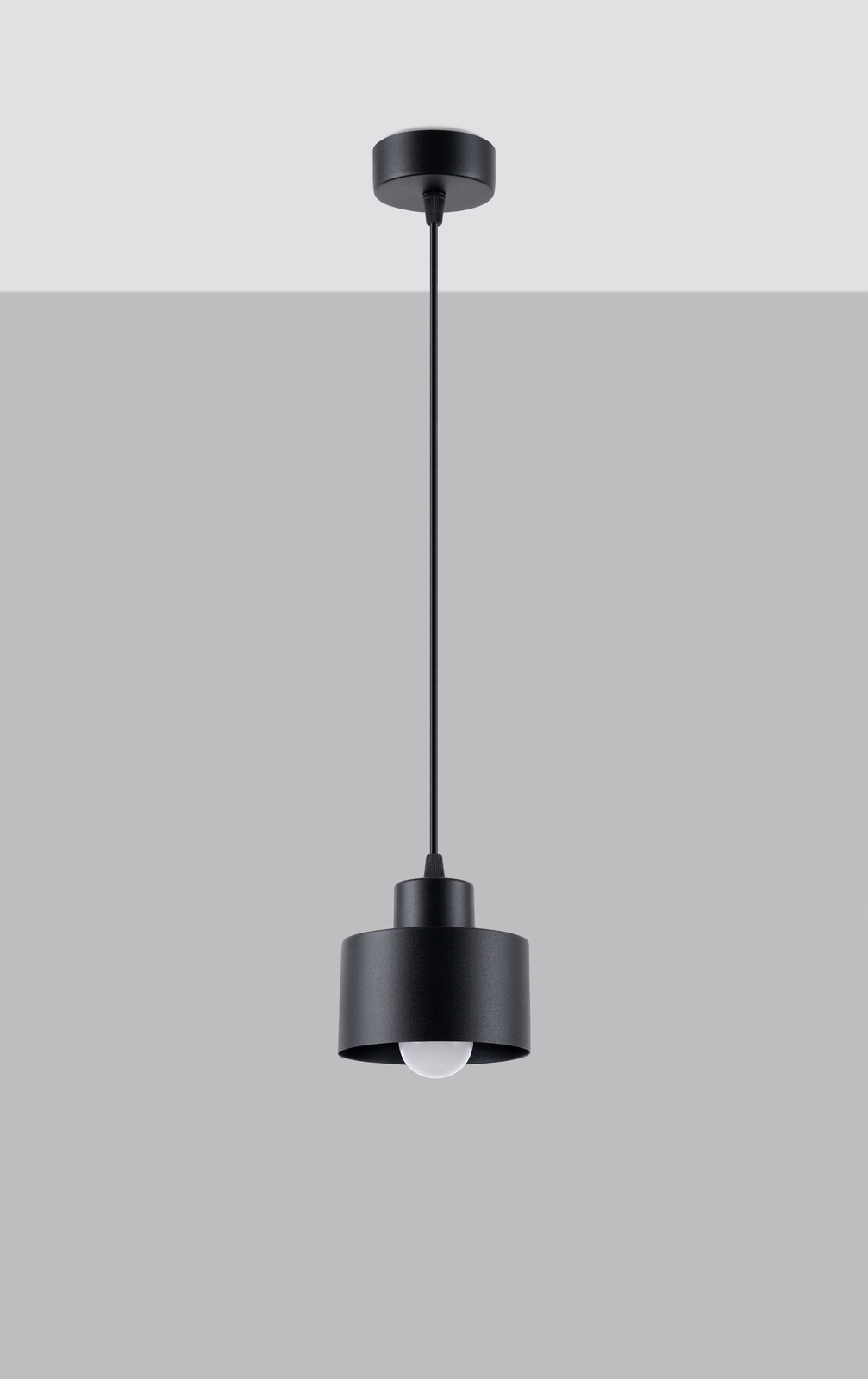 Lampa wiszca SAVAR 1 czarna