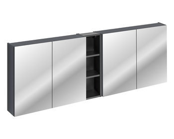 Zestaw mebli łazienkowych Santa Fe Deep Blue 180cm z 2 szafkami z lustrem – SET-SFDB 180CM LU R