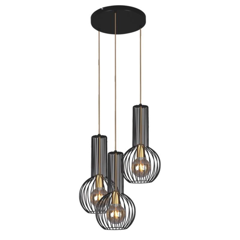 Lampa wiszca K-4522 z serii ARVI BLACK