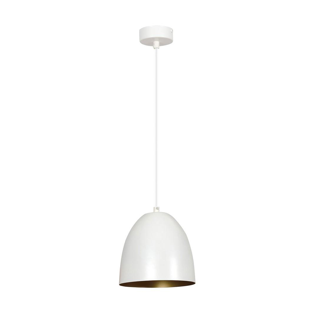 Lampa wiszca z duym biaym kloszem E27 60W 18cm 411/1 LENOX 1