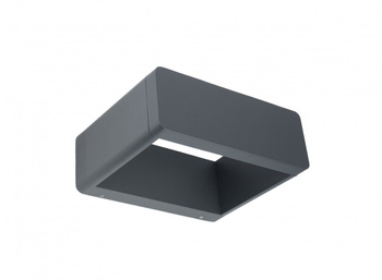 Kinkiet do ogrodu LED 9W ciemny popiel FORM B FLS-K100 Su-Ma