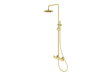 Zestaw prysznicowy natynkowy Axel Gold QW276AGD