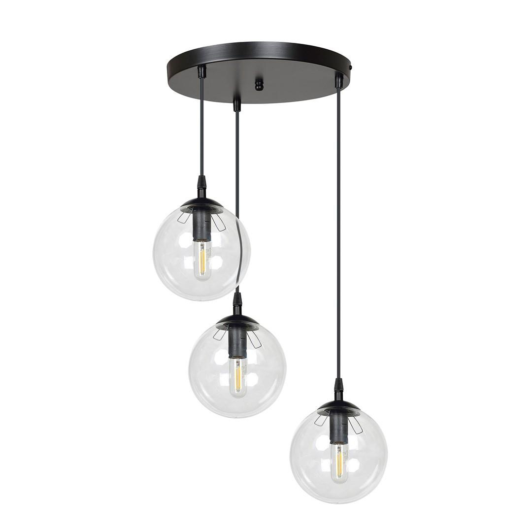 Okrga lampa z przeroczystymi kloszami 3x40W 711/3PREM COSMO 3 PREMIUM