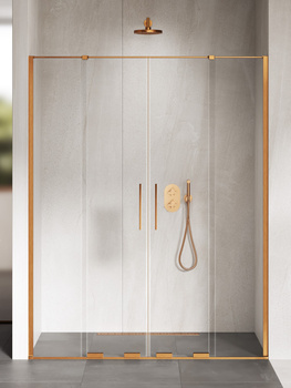 Drzwi wnękowe 150x200 Miedziany 8 mm – SMART COPPER BRUSHED EXK-7663 z powłoką Active Shield 2.0 | Szczotkowanie