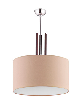 BOSTON żyrandol chromowany 3-punktowy abażur 1268