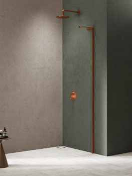 Walk-in 70x200 Miedziany 8 mm – NESTA COPPER BRUSHED K-1746-WL z powłoką Active Shield 2.0 | Szczotkowanie