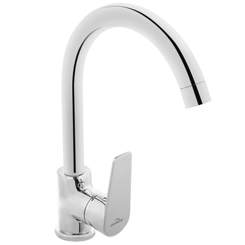 BATERIA ZLEW. STOJĄCA Z WYL. L DOKOS CHROM