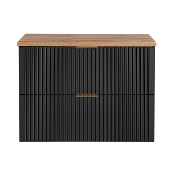 Zestaw mebli łazienkowych Adel Black 80cm – SET - ADB B 80CM WOTAN