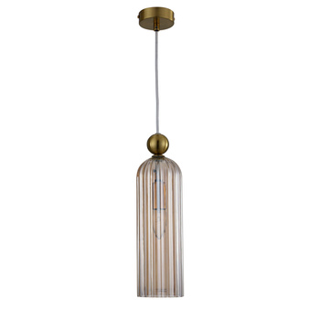 Lampa wisząca Piega 1 amber 1xE14
