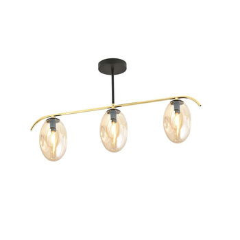 Lampa sufitowa z 3 kloszami FINES 3 BL MIODOWY 1281/3