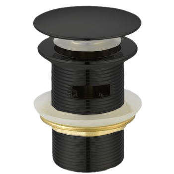 KOREK DO WANNY WOLNOSTOJĄCEJ, KOLOR CZARNY