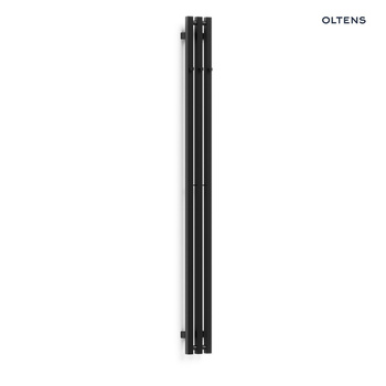 Oltens Stang (S) grzejnik łazienkowy 180x13 cm czarny mat 55024300