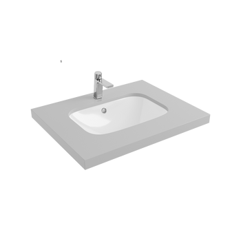 Candera umywalka podblatowa 56x40 cm, biały połysk